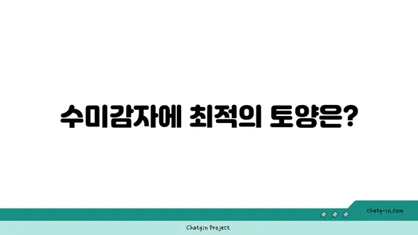 수미감자 최고의 수확을 위한 토양 조건 완벽 가이드 | 수미감자 재배, 토양, 영양 관리, 팁