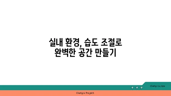 편안함의 온실| 최적 상대습도가 인간에게 미치는 영향 | 쾌적함, 건강, 습도 관리, 실내 환경