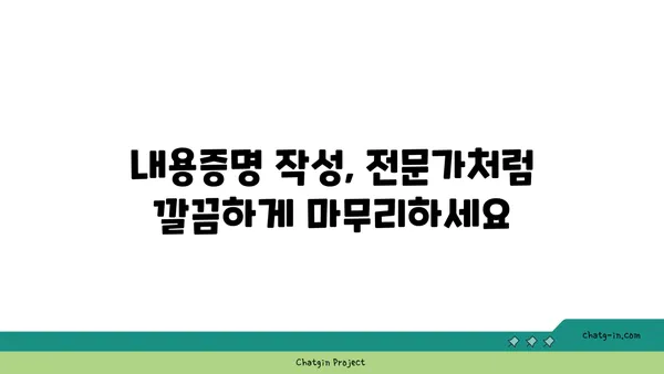 내용증명 작성 팁| 효과적인 표현으로 설득력 높이기 | 내용증명, 글쓰기, 비즈니스 문서