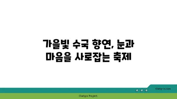 수국 페스티벌| 가을 정취 가득한 축제, 놓치지 말아야 할 즐길 거리 | 수국, 가을 축제, 관광, 여행, 추천