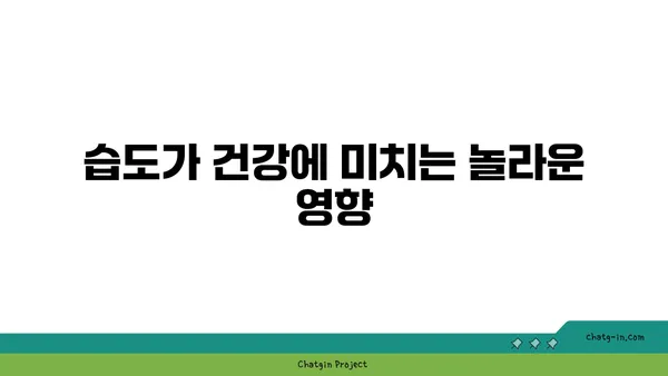 편안함의 온실| 최적 상대습도가 인간에게 미치는 영향 | 쾌적함, 건강, 습도 관리, 실내 환경