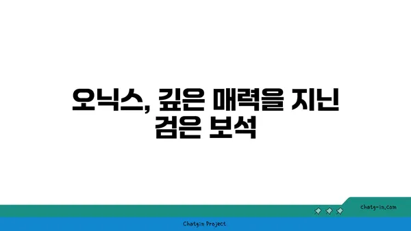 오닉스| 보석의 신비, 의미, 그리고 나만의 오닉스 고르는 법 | 오닉스, 보석, 의미, 선물, 주얼리, 컬러, 종류, 구매 가이드