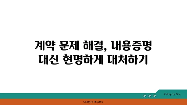 내용증명 대신 효과적인 방법 5가지| 미리 알아보고 대비하세요 | 법률, 계약, 증명, 대안, 팁