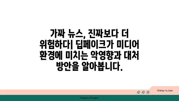 딥페이크 시대, 진짜와 가짜를 구분하는 교육| 딥페이크의 교육적 임팩트 | 미디어 리터러시, 디지털 윤리, 딥페이크 기술