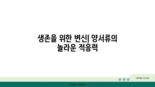 양서류의 놀라운 변태 과정| 개구리, 도롱뇽, 그리고 그들의 신비로운 삶 | 양서류, 변태, 생태, 동물