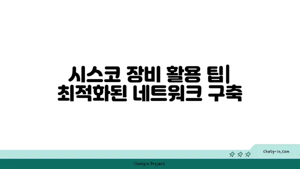 시스코 시스템스 네트워크 장비 활용 가이드| 설치부터 관리까지 | 네트워크, 장비, 관리, 설정, 활용