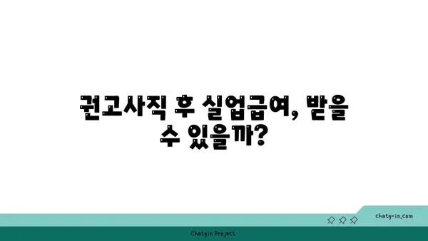 권고사직, 부당해고?  내 권리는? | 권고사직자 실업급여 안내 및 법률 상담