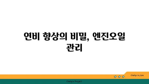 차량 의존도를 높이는 필수 점검! 엔진오일 관리의 중요성 | 자동차 관리, 엔진 수명, 연비 향상