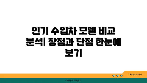 스타일리쉬한 수입차 고르는 법| 당신의 취향에 맞는 완벽한 선택 | 수입차 추천, 디자인, 성능, 가격 비교