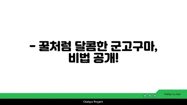 고구마 맛있게 굽는 비법 5가지 | 군고구마, 꿀팁, 겨울 간식