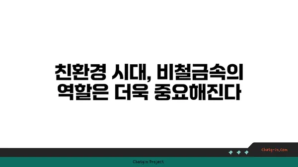 비철금속 산업의 미래| 성장 동력과 주요 트렌드 | 비철금속, 산업 분석, 시장 전망, 투자, 기술