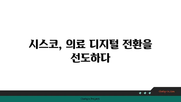 시스코 의료 솔루션| 환자 관리 혁신과 비용 절감의 길 | 의료 IT, 디지털 전환, 환자 경험