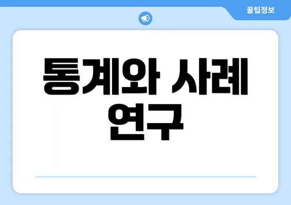 통계와 사례 연구