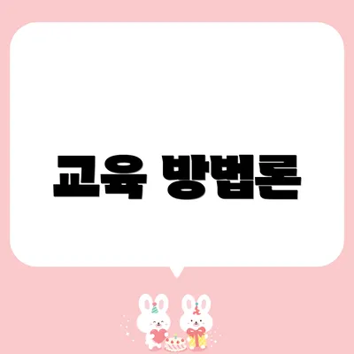 교육 방법론