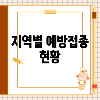 지역별 예방접종 현황