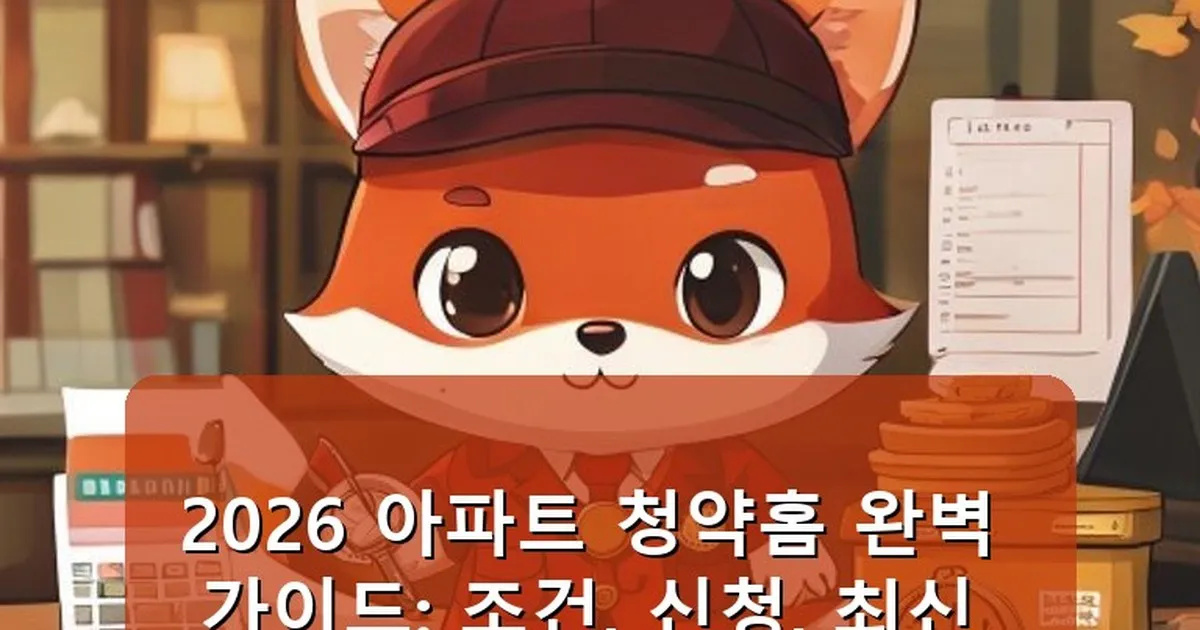 아파트 청약홈 - whcksdid.kr 캐릭터