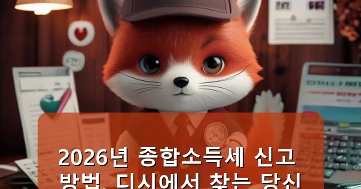 종합소득세 신고 방법 디시 - whcksdid.kr 캐릭터