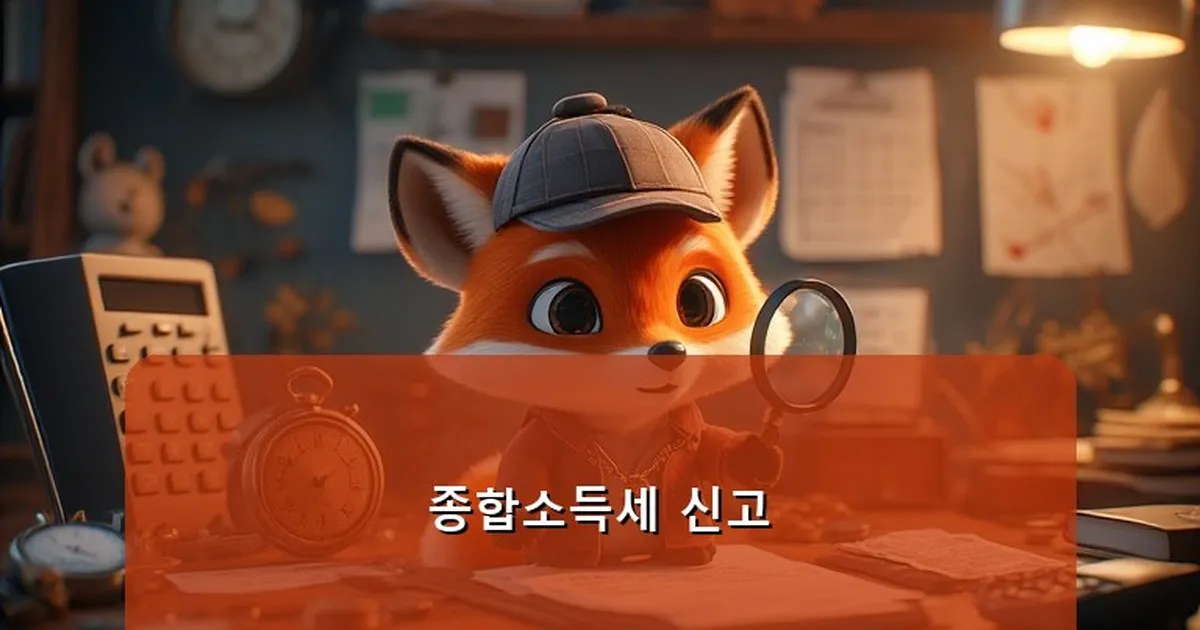 종합소득세 신고 - whcksdid.kr 캐릭터