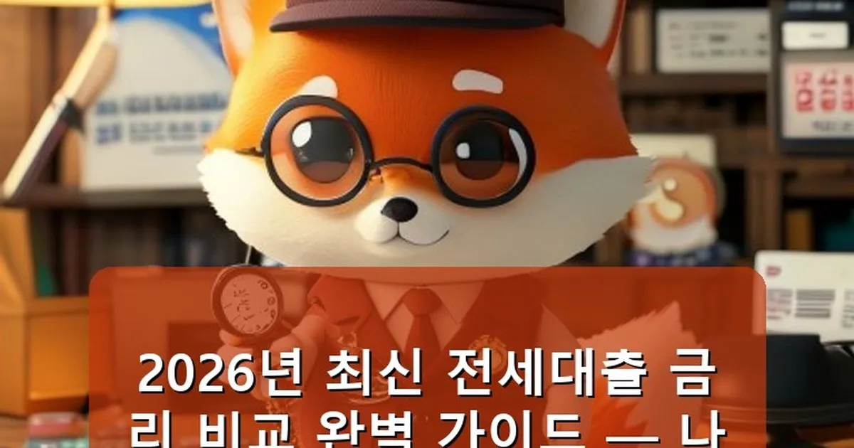 전세대출 금리 비교 - whcksdid.kr 캐릭터