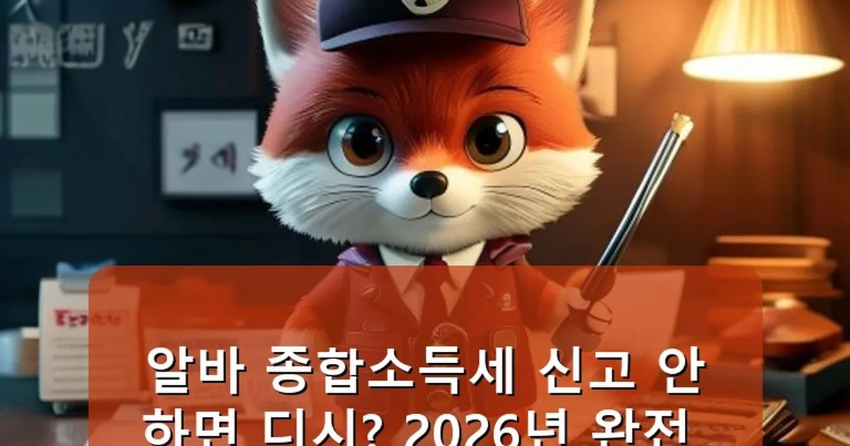 알바 종합소득세 신고 안하면 디시 - whcksdid.kr 캐릭터