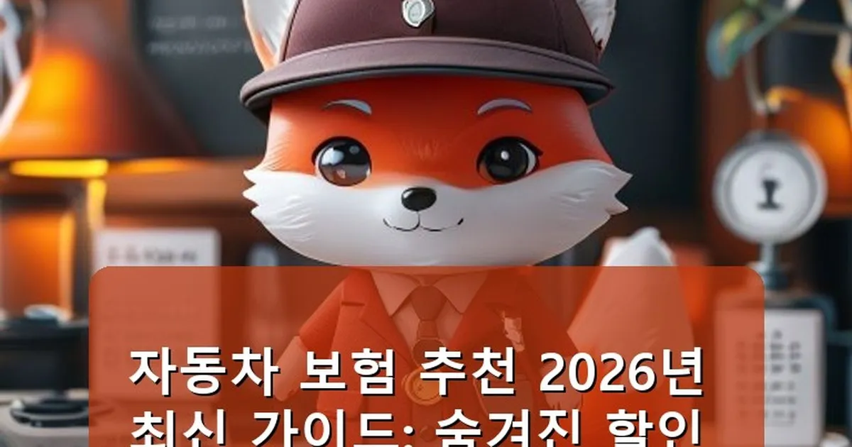 자동차 보험 추천 - whcksdid.kr 캐릭터