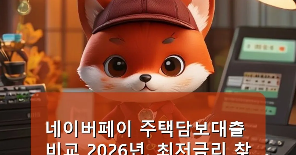 네이버페이 주택담보대출 비교 - whcksdid.kr 캐릭터